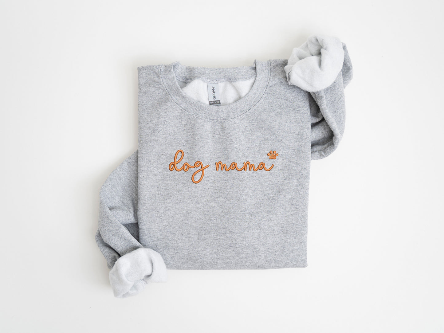 Dog Mama Embroidery Sweatshirts, Dog Mom Gift