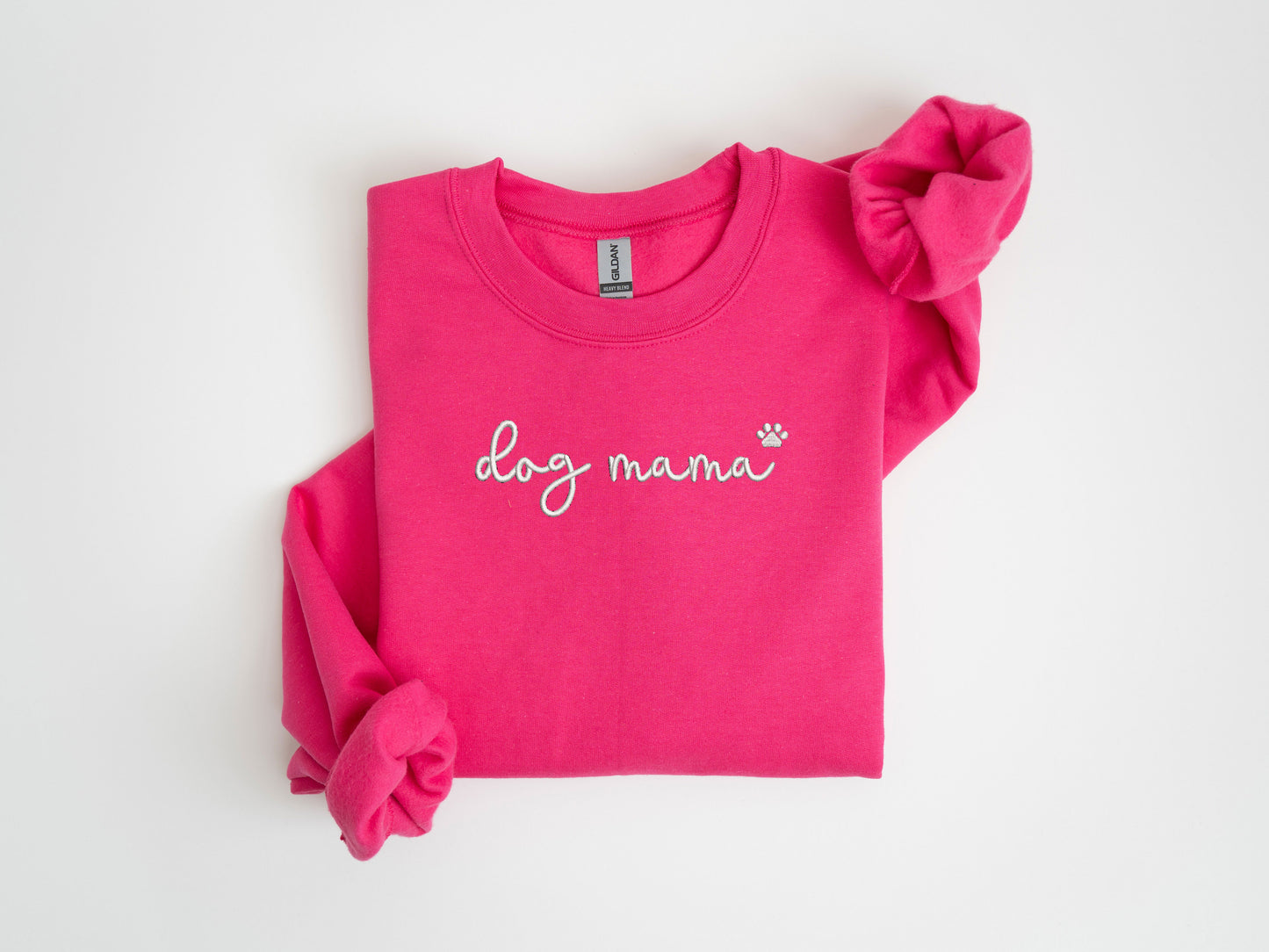 Dog Mama Embroidery Sweatshirts, Dog Mom Gift