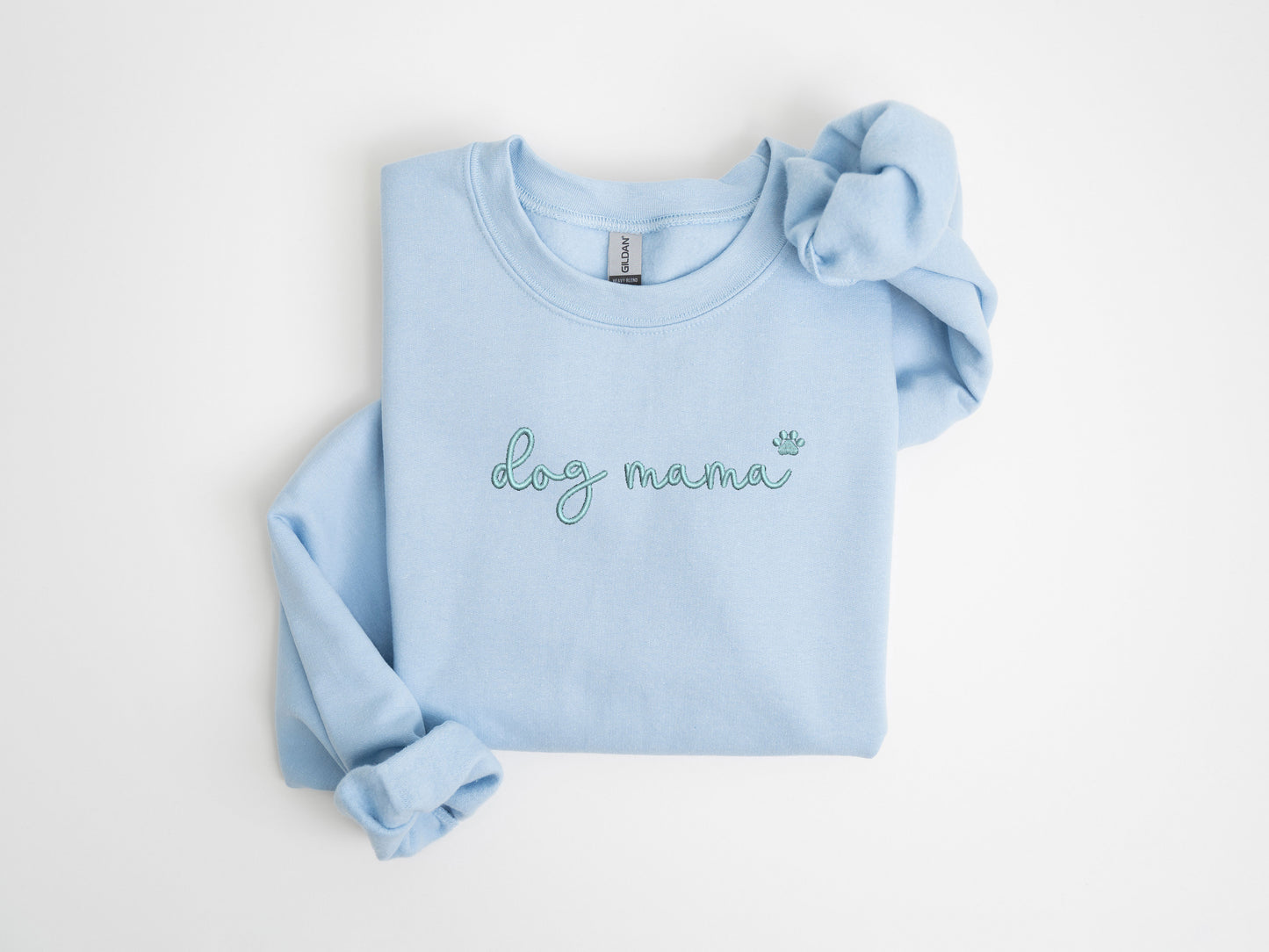 Dog Mama Embroidery Sweatshirts, Dog Mom Gift