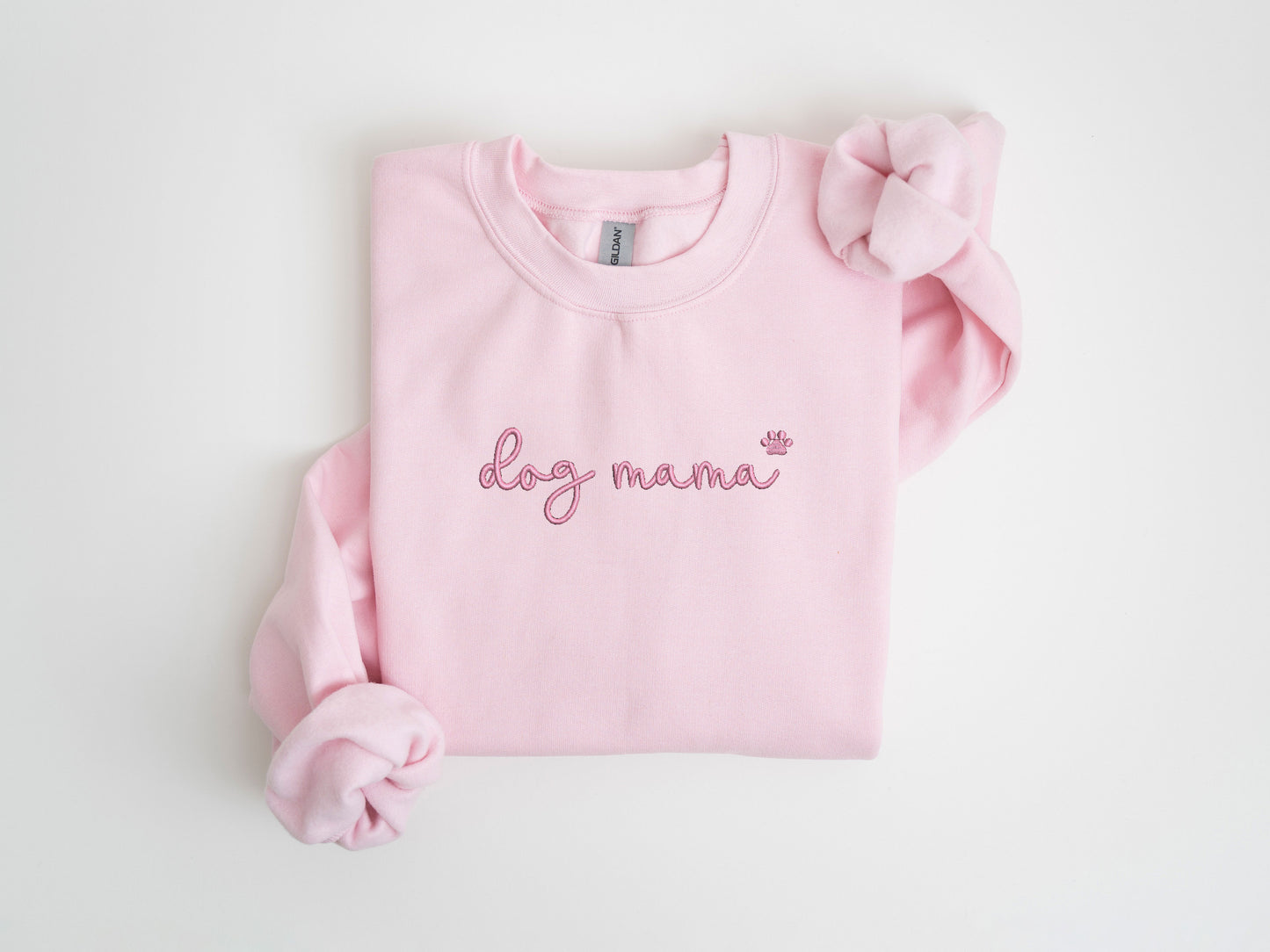 Dog Mama Embroidery Sweatshirts, Dog Mom Gift