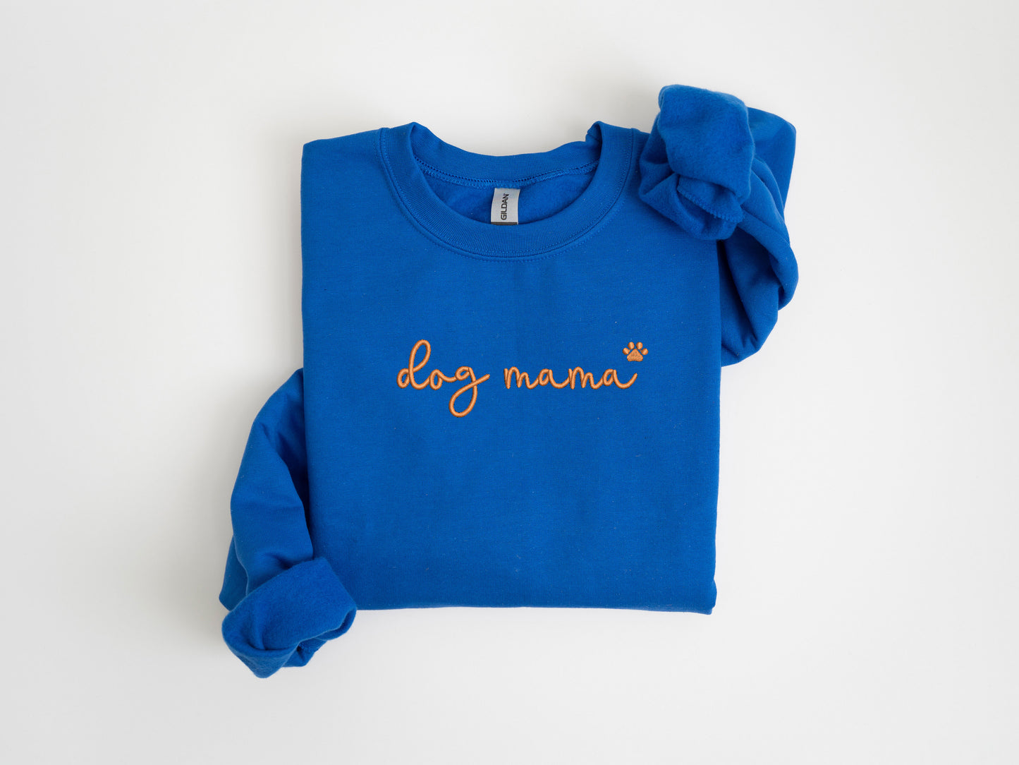 Dog Mama Embroidery Sweatshirts, Dog Mom Gift